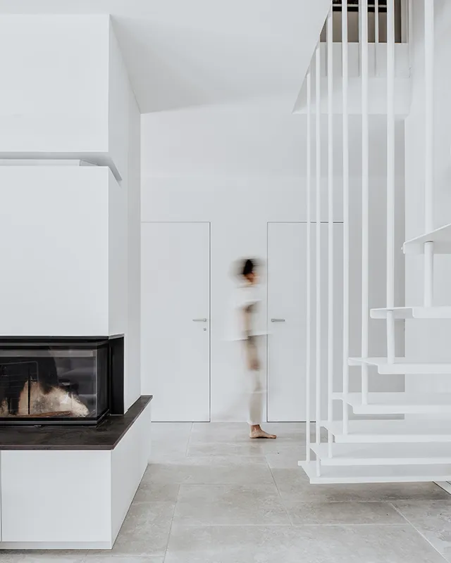 Intérieur de la maison D., projet d'architecture à Saint Jorioz (74) par Céline Commaille Architecte