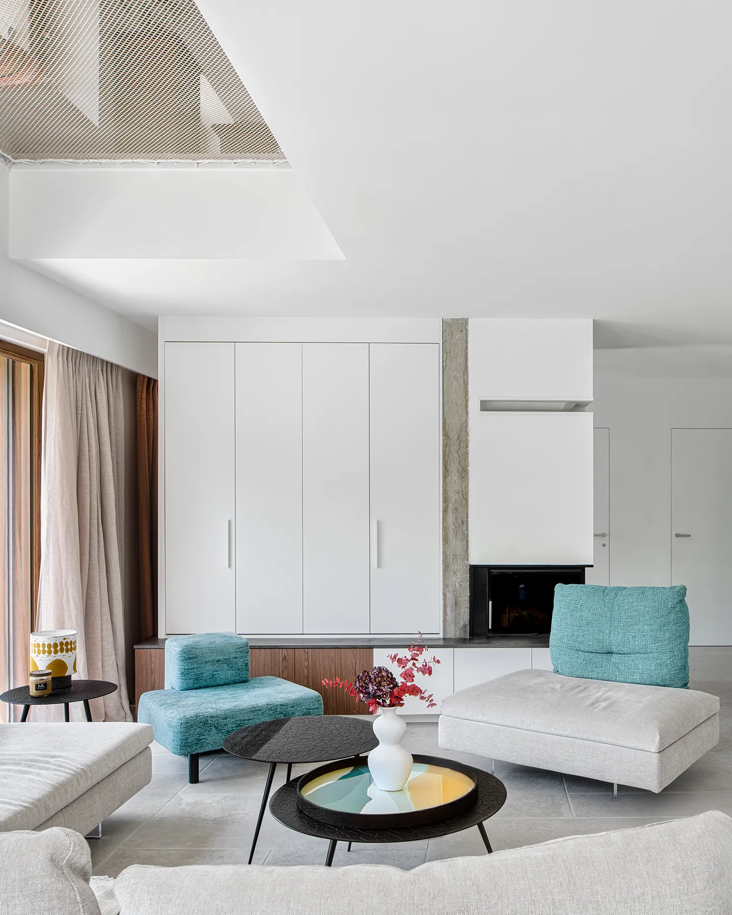 Intérieur de la maison D., projet d'architecture à Saint Jorioz (74) par Céline Commaille Architecte