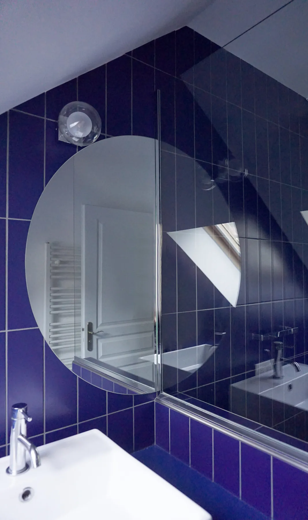 Salle de bain B. - Rénovation d'une salle de bain à Annecy-le-vieux par Céline Commaille Architecte
